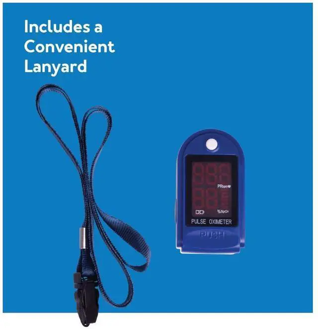 Alt view image 5 of 7 - Medical Finger Pulse Oximeter Oxygen Saturation Monitor - Pulse Ox Fingertip o2 Monitor