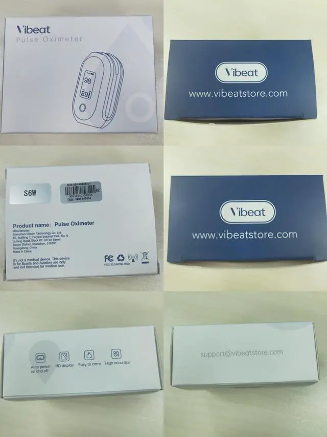 Alt view image 7 of 7 - Rechargeable Oxygen Meter Finger Pulse Oximeter, Bluetooth Fingertip Blood Oxygen Saturation Monitor with Pulse Rate, Batteries and Lanyard Included, Free APP