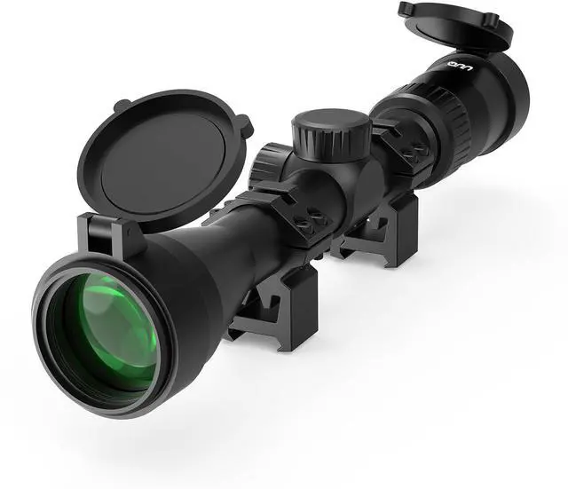 Main image of VibeShield Rifle Scope, Mil-Dot Reticle, 1 Inch Tube, Shockproof Optics, Includes 20mm Picatinny Weaver Rings