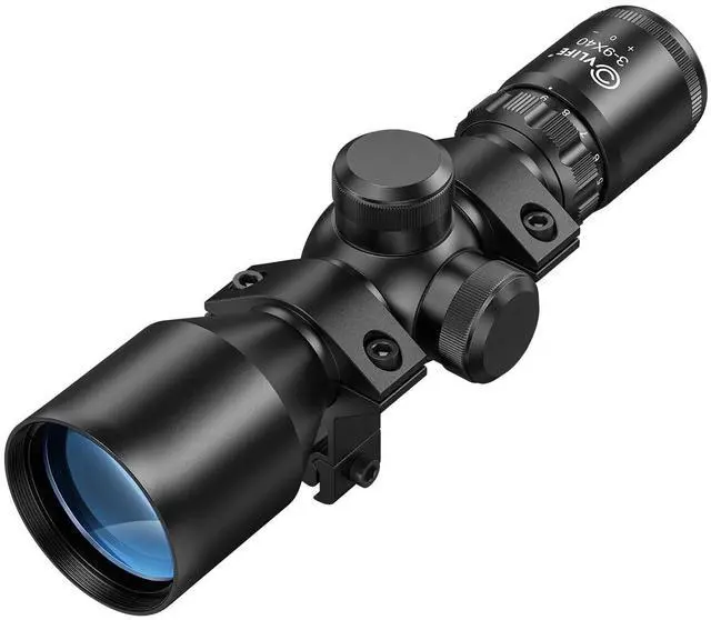 Main image of 3-9x40 Compact Scope Crosshair Reticle with 11mm Mounts for Quick Aiming