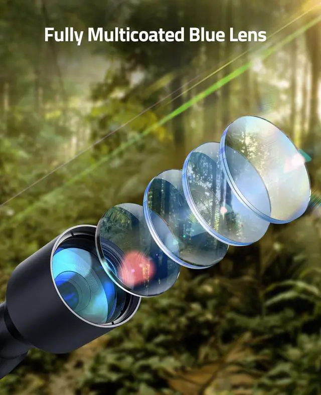 Alt view image 3 of 7 - 3-9x40 Compact Scope Crosshair Reticle with 11mm Mounts for Quick Aiming