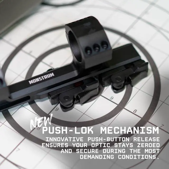 Alt view image 3 of 5 - Hypergrip Cantilever Scope Mount with Quick Release | 30 mm Diameter