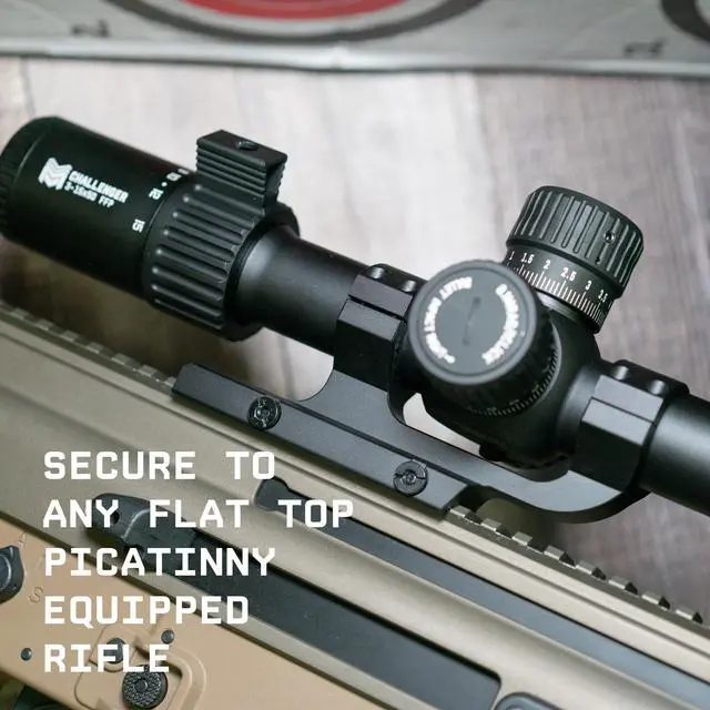 Alt view image 5 of 7 - Hypergrip Slim QD Scope Mount with Quick Detach | 30 mm Diameter