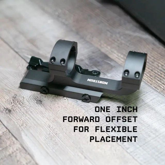 Alt view image 6 of 7 - Hypergrip Slim QD Scope Mount with Quick Detach | 30 mm Diameter