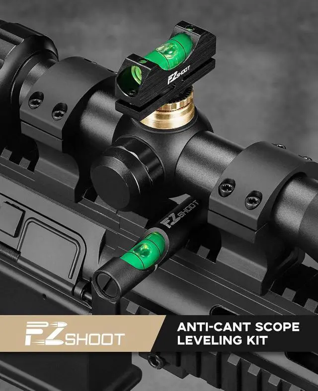 Alt view image 7 of 7 - Scope Leveling Kit High Precision Scope Bubble Level and Universal Magnetic Scope Mounting Kit Reduce Long Distance Errors