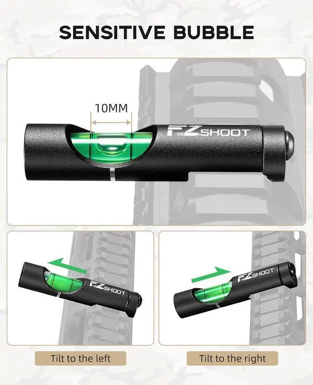 Alt view image 4 of 7 - Scope Leveling Kit High Precision Scope Bubble Level and Universal Magnetic Scope Mounting Kit Reduce Long Distance Errors