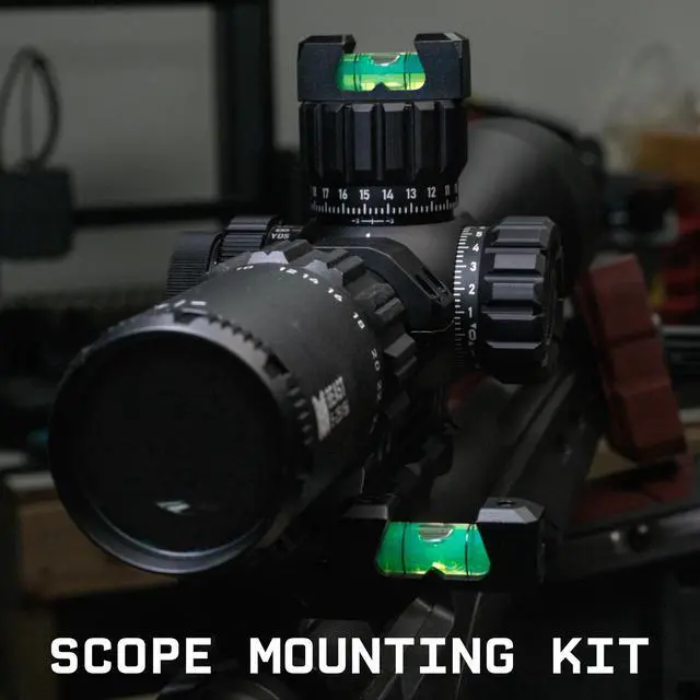 Alt view image 3 of 7 - Scope Leveling Kit with Picatinny Bubble Level