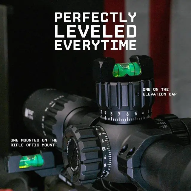 Alt view image 4 of 7 - Scope Leveling Kit with Picatinny Bubble Level