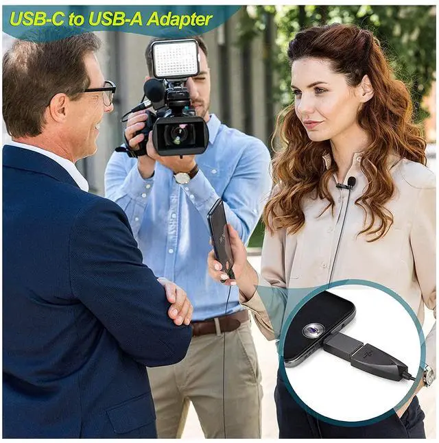 Alt view image 5 of 7 - USB Lavalier Microphone, Clip-on USB Computer Microphone Plug & Play Omnidirectional Mic for PC, Laptop, Mac, PS4. Smartphone Perfect for Video Recording