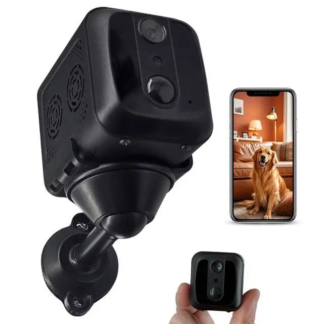 Main image of Mini WiFi Hidden Camera HD Wireless Indoor Camera, 30-Day Standby, Night Vision, Motion Detection Alerts, Home Security Camera