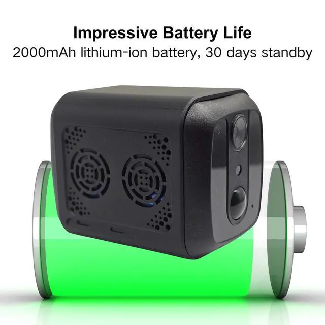Alt view image 6 of 7 - Mini WiFi Hidden Camera HD Wireless Indoor Camera, 30-Day Standby, Night Vision, Motion Detection Alerts, Home Security Camera