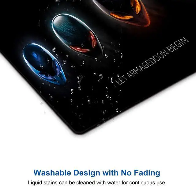 Alt view image 6 of 7 - Alien Mouse pad, Personalized Design sci-fi Style Computer Rubber Mouse pad