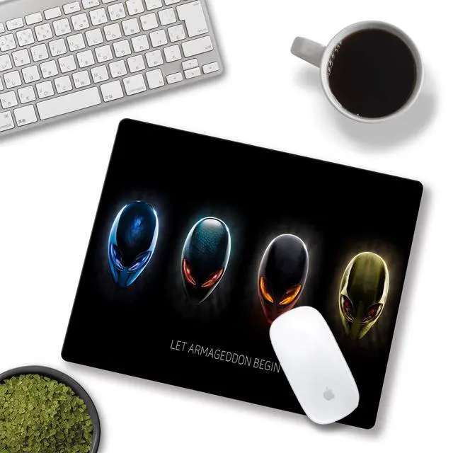 Alt view image 7 of 7 - Alien Mouse pad, Personalized Design sci-fi Style Computer Rubber Mouse pad