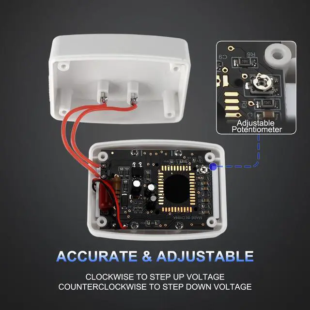 Alt view image 5 of 7 - Electric Voltage Tester AC 80-300V, LCD Display Flat Plug Voltmeter Electrical Outlet Tester Plug in Digital Voltage Meter