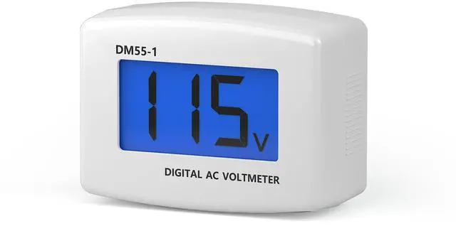 Main image of Electric Voltage Tester AC 80-300V, LCD Display Flat Plug Voltmeter Electrical Outlet Tester Plug in Digital Voltage Meter