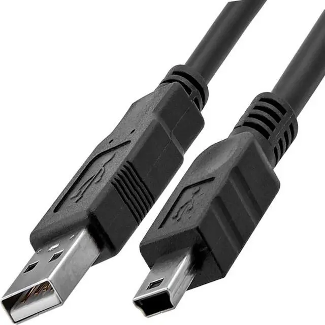 Main image of 3Ft USB A (Type A) to Mini B USB 2.0 Data and Charger Cable for Old Android, PS3 Controller, MP3 Player, Gopro Hero 3, Blue Yeti, Digital Camera, Garmin & More