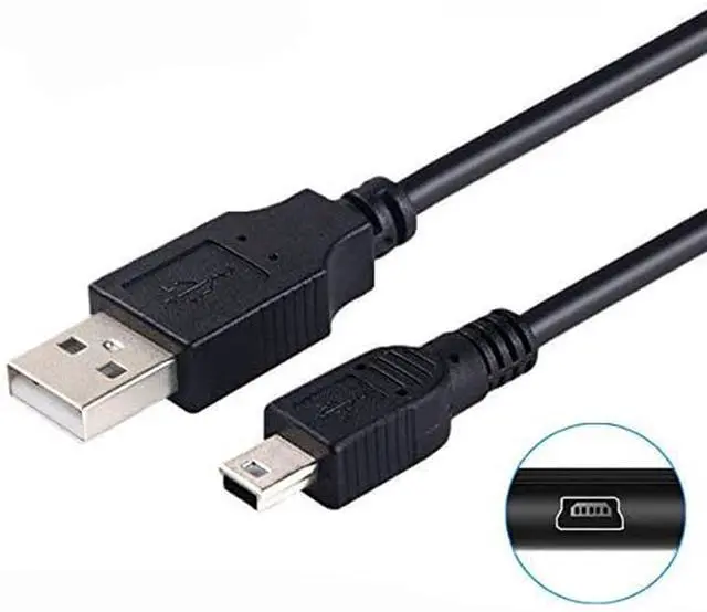 Alt view image 2 of 3 - 3Ft USB A (Type A) to Mini B USB 2.0 Data and Charger Cable for Old Android, PS3 Controller, MP3 Player, Gopro Hero 3, Blue Yeti, Digital Camera, Garmin & More