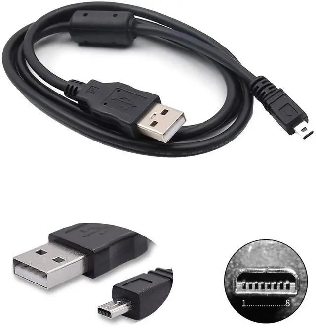 Main image of 3.3Ft USB Cable for Olympus Camera CB-USB7 Compatible with Olympus Stylus SZ-15 X-900 VG-120 VG-140 VG-145 VR-310 VR-320 VR-330 VR-340 VR-370 VH-210 FE-20 FE45 SP-600UZ