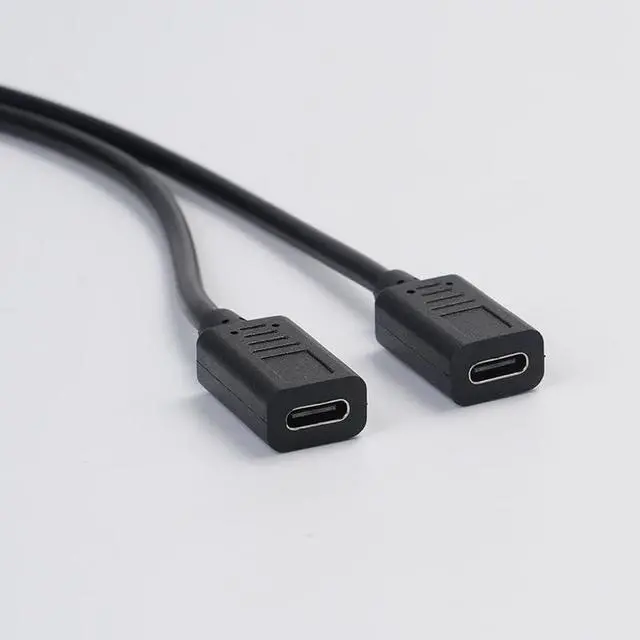 Alt view image 3 of 4 - USB C Y Splitter Charge Cable, 1 Feet USB Type C Male to 2 Dual USB Type C Female Y Splitter Extension Charging Cable(Only for Charging) (Typec Male to Dual Female)