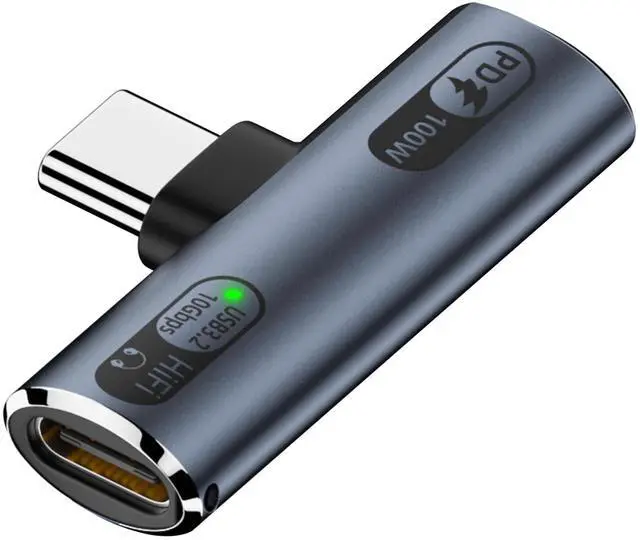 Main image of 2-in-1 USB C Splitter with 100W Charging Port, Dual USB Type C Headphone and Charger Adapter Dongle for iPhone 16/15 Series, iPad, MacBook, Galaxy S24/S23 and More