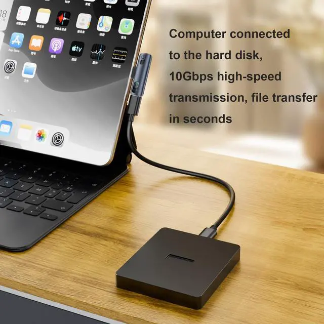 Alt view image 5 of 7 - 2-in-1 USB C Splitter with 100W Charging Port, Dual USB Type C Headphone and Charger Adapter Dongle for iPhone 16/15 Series, iPad, MacBook, Galaxy S24/S23 and More
