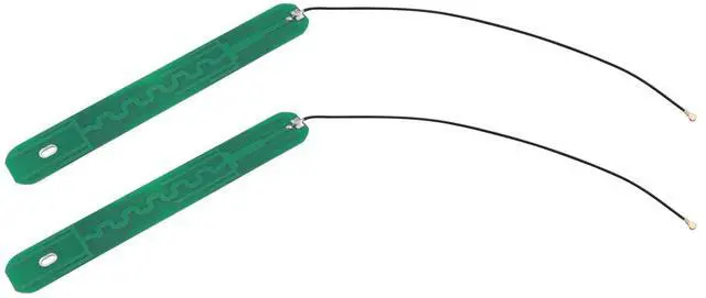 Main image of 2PCS 8dBi 2.4GHz 5.8GHz Dual Band WiFi Antenna PCB Internal Antennas with 50cm Cable for Mini PCIe Card