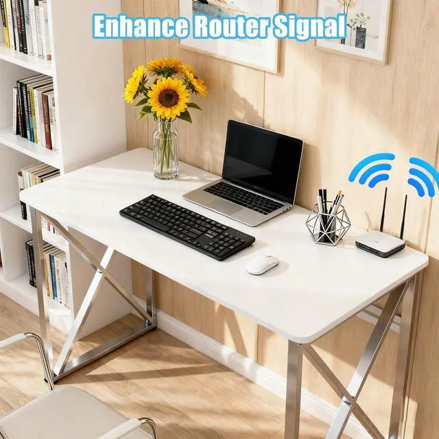 Alt view image 4 of 7 - WiFi 6/6E Tri-Band WiFi Antenna 2.4GHz/5GHz/6GHz 5dBi Omnidirectional Antenna RP-SMA Male for PC Desktop Computer PCI PCIe Router Security Camera Video Surveillance Monitor, 2 Pack