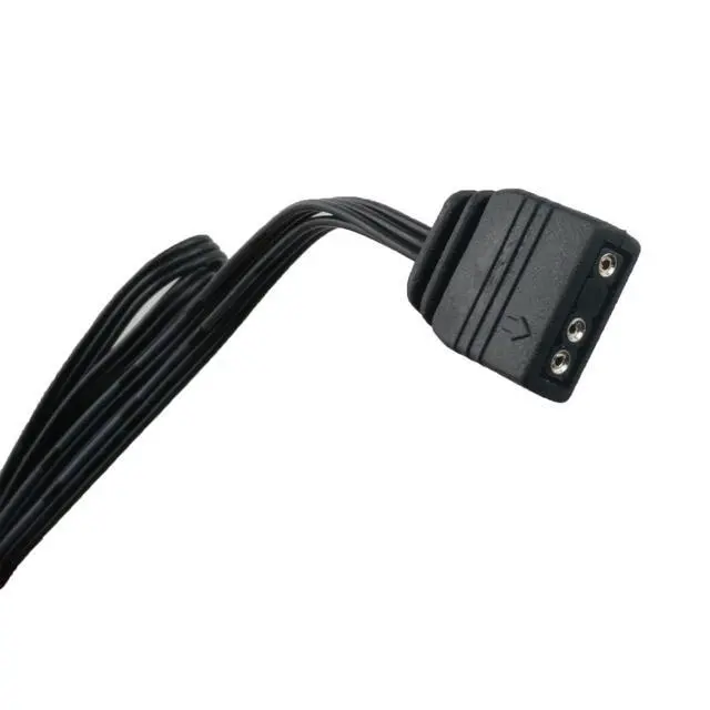 Alt view image 4 of 4 - ARGB Splitter Cable ZCZQC 33.5cm/13.19inch 5V 1 Female to 2 Male 3 Pin ARGB Extension Cable for Computer Chassis, CPU Cooler and 5v ARGB Fan