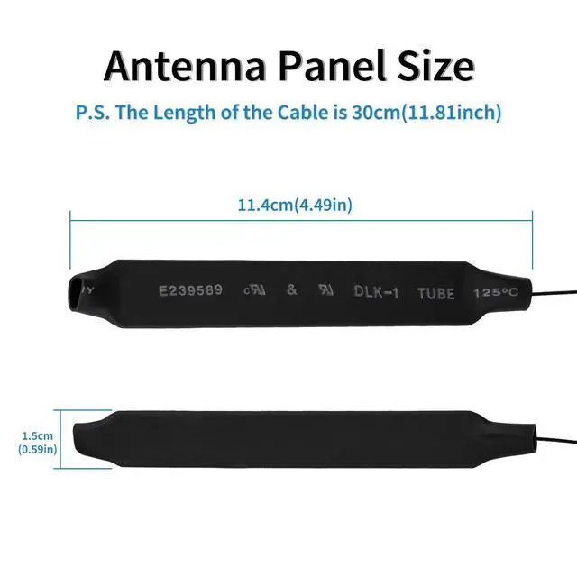 Alt view image 4 of 6 - Internal WiFi Antenna Dual Band 2.4GHz 5GHz WiFi Antennae with 11.8in Cable for M.2 NGFF Network Card PC Desktop Computer