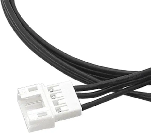 Alt view image 4 of 7 - 2Pcs Black 4 Pin to 5V 3 Pin Conversion Cable ARGB Splitter Extension Cable for Computer Chassis 4pin to 5V 3 Pin Converter ARGB Connector Audio Accessories