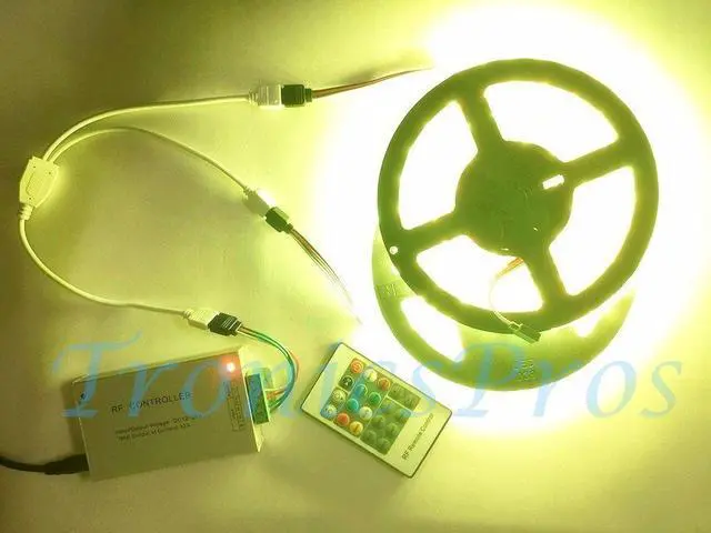 Alt view image 6 of 7 - 4 Pin RGB LED Strip Splitter Cable 2 Way 1 to 2 Splitter Connector SMD 5050 3528 2835 RGB LED Tape Ribbon Splitter- 12inch, White, 1pc