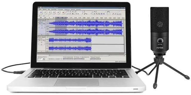 Alt view image 4 of 7 - USB Microphone, Metal Condenser Recording Microphone for MAC OS, Windows, Cardioid Laptop Mic for Recording Vocals, Voice Overs, Streaming, Meeting and YouTube Videos-K669B