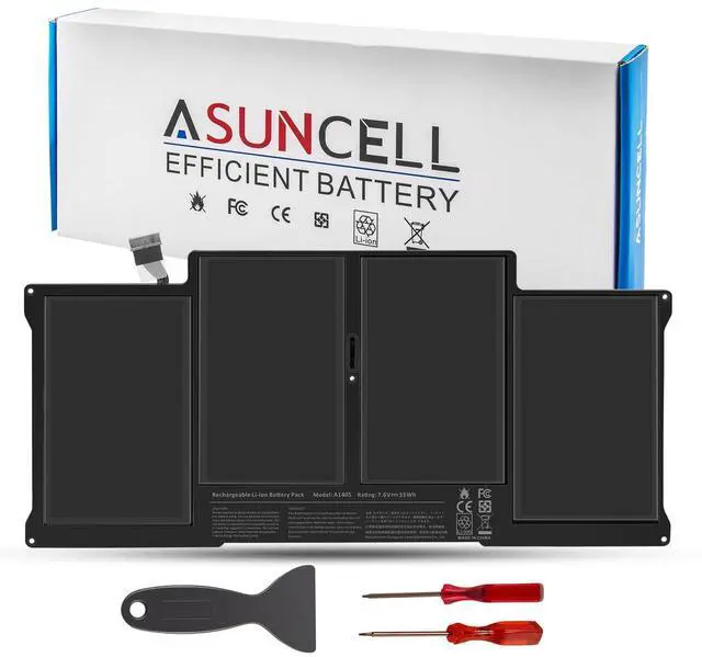 Main image of A1466 A1405 Laptop Replacement Battery for MacBook Air 13 inch A1466 (Mid 2012, Mid 2013, Early 2014, Early 2015,2017) A1369(Late 2010, Mid 2011 Version) 7.6V 55Wh