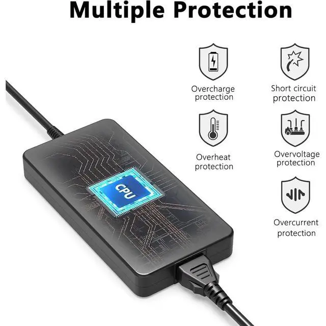 Alt view image 6 of 6 - 230W 19.5V 11.8A AC Laptop Charger Compatible with MSI GS66 GS65 GS76 GS75 WS65 WS66 WS75 WS76 Laptop Power Adapter Supply A12-230P1A A17-230P1A