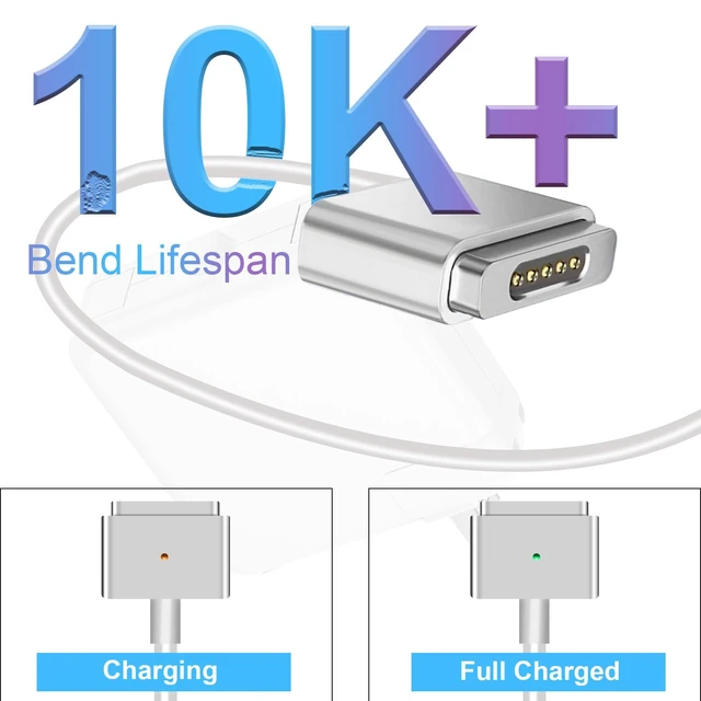 Alt view image 5 of 6 - Mac Book Pro Charger 85W - Magnetic 2 T-Tip Power Adapter, Compatible with Mac Book Pro 13-Inch & 15-Inch (Between 2012-2017)