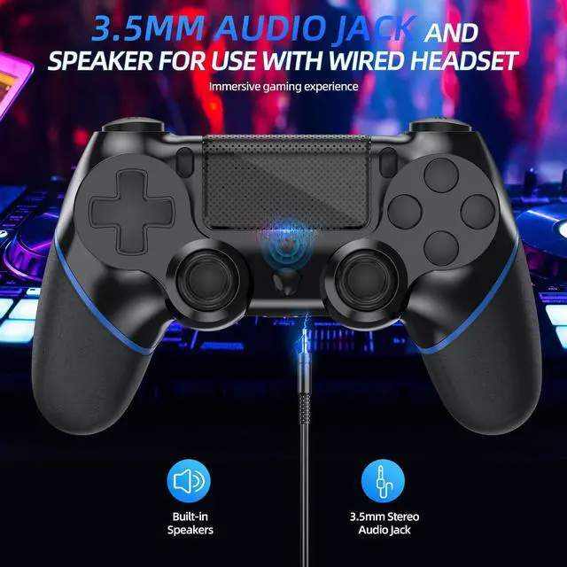 Alt view image 3 of 7 - Wireless Controller Compatible with PS-4/Pro/Slim