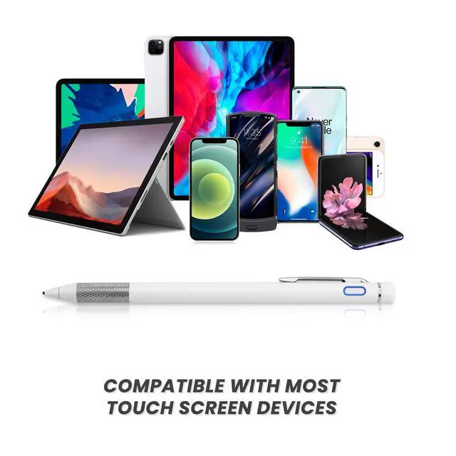 Alt view image 4 of 6 - Stylus Pens for iPhone,Rsepvwy Active Stylus Digital Pen with 1.5mm Ultra Fine Tip Stylist Pencil for iPhone Pen,White