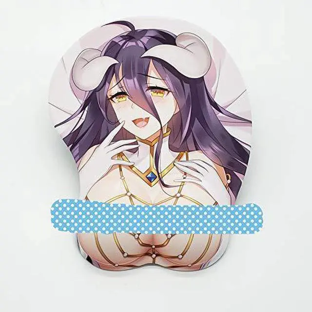 Main image of Overlord Albedo Anime Mouse Pads Gaming 3D Mousepads 2Way Skin (Overlord 3)
