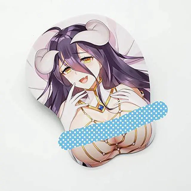 Alt view image 2 of 5 - Overlord Albedo Anime Mouse Pads Gaming 3D Mousepads 2Way Skin (Overlord 3)