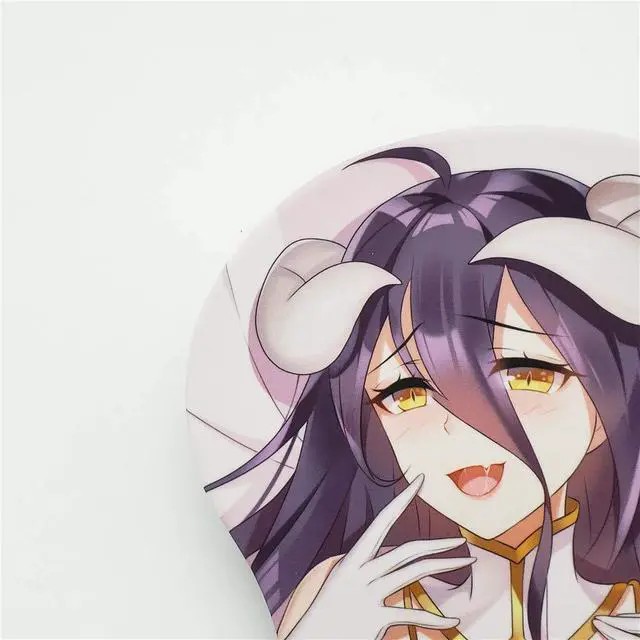Alt view image 4 of 5 - Overlord Albedo Anime Mouse Pads Gaming 3D Mousepads 2Way Skin (Overlord 3)