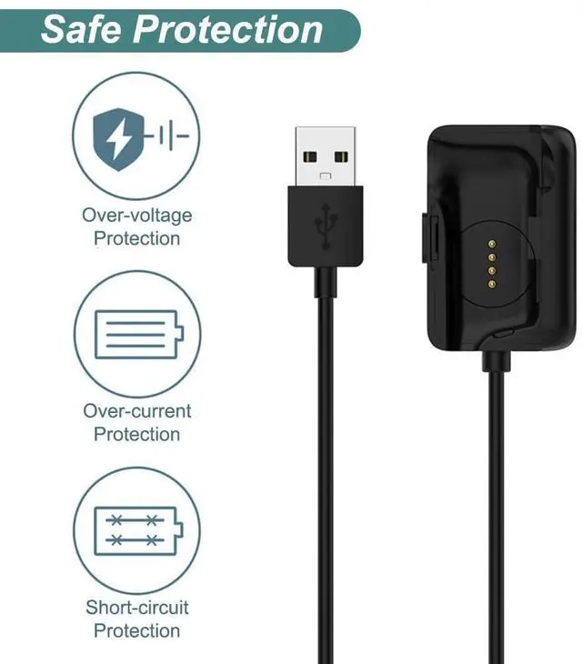Alt view image 5 of 6 - Charging Cable for Shokz OpenSwim S700/Aftershokz Xtrainerz AS700, Replacement Charger USB Cable Cord for Shokz OpenSwim/Xtrainerz Headphones