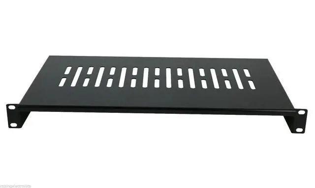 Alt view image 4 of 5 - Server Shelf Cantilever Tray Vented Shelves Rack Mount 19 Inch 1U 8Inch(200mm) Deep