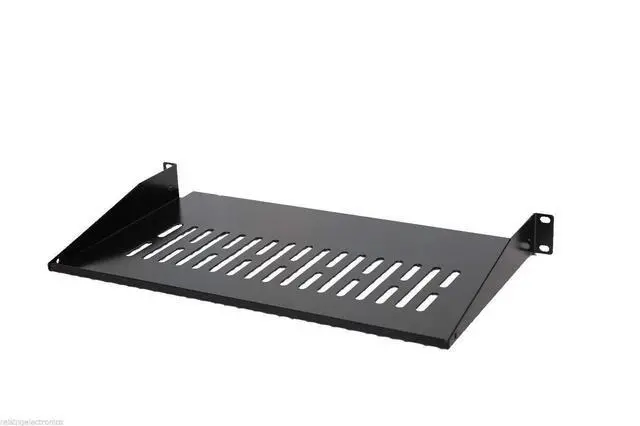 Alt view image 3 of 5 - Server Shelf Cantilever Tray Vented Shelves Rack Mount 19 Inch 1U 8Inch(200mm) Deep