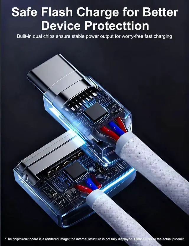 Alt view image 4 of 6 - USB-C to Magnetic 3 Cable 6.6FT, 140W Charging Cable Compatible with MacBook Pro (16"/14" 2024/2023/2021), MacBook Air (15"/13" M4 2025, M3 2024, M2 2023, M2 2022) (Silvery)