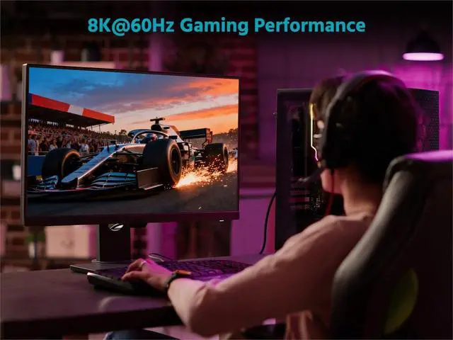 Alt view image 6 of 6 - DisplayPort 2.1 Cable 80Gbps 8K HDR 4K240Hz Ultra High-Speed 1.5ft Black
