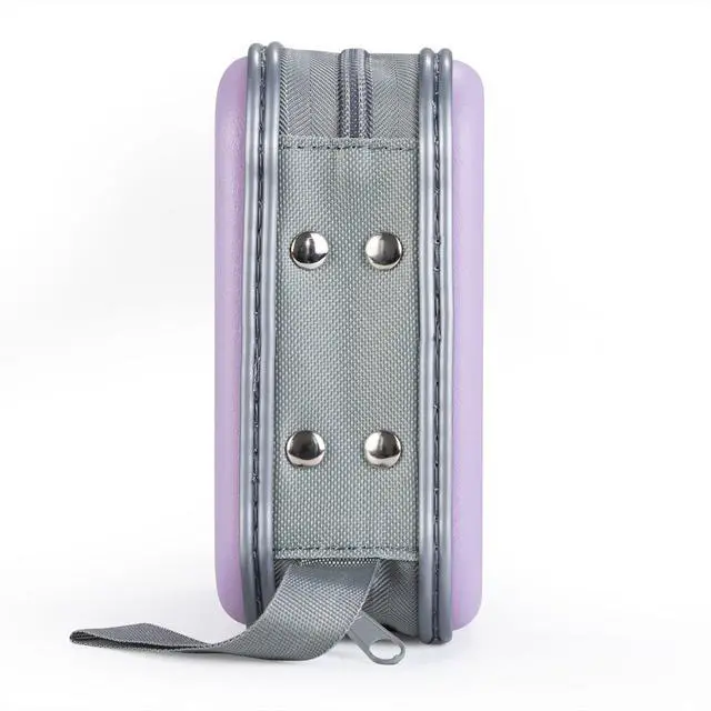 Alt view image 6 of 7 - DVD Case, 48 Capacity CD Case Portable CD Holder Storage Hard Plastic DVD Wallet Holder Organizer for Car (Lavender)