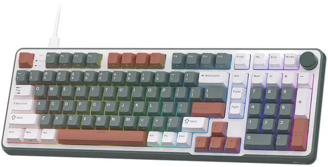 Main image of C98 HE Mechanical Gaming Keyboard, Hall Effect Magnetic Switch, Hot Swappable 95% Wired RGB Keyboard, Rapid Trigger Adjustable Actuation, 8K Polling Rate, Pro Web Driver for Mac &Win