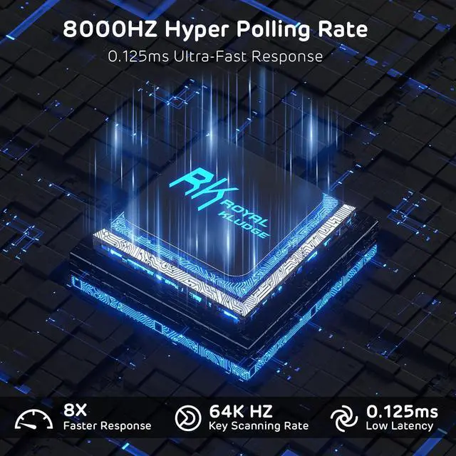Alt view image 4 of 7 - C98 HE Mechanical Gaming Keyboard, Hall Effect Magnetic Switch, Hot Swappable 95% Wired RGB Keyboard, Rapid Trigger Adjustable Actuation, 8K Polling Rate, Pro Web Driver for Mac &Win