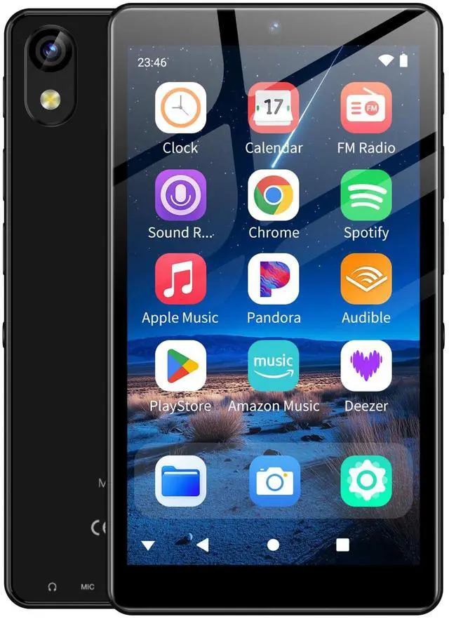 Main image of 160GB MP3 Player with Bluetooth and WiFi, Oilsky 4.02" HD Music Player with Spotify, Audible, Amazon Music, Deezer, MP3 & MP4 Players Android 13 Touch Screen and Speaker, Up to 1TB