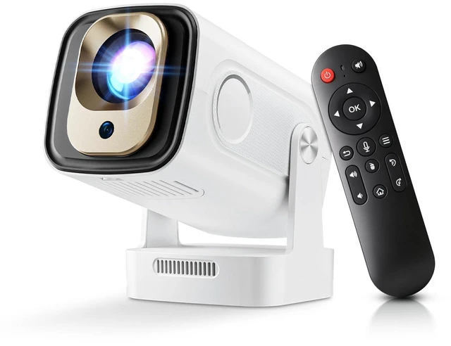 Main image of Mini Projector Wifi Bluetooth 5.4, 1080P Native, Auto Focus & Keystone, 4K | Built in Apps, Short Throw, Portable Smart Proyector for Outdoor Movies/Bedroom/Gaming (2026 Upgrade)